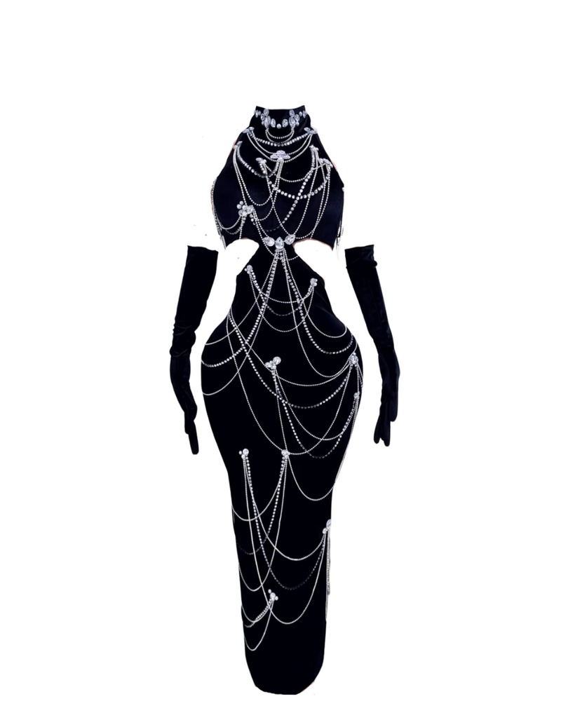 Radiance Crystal Embellished Maxi