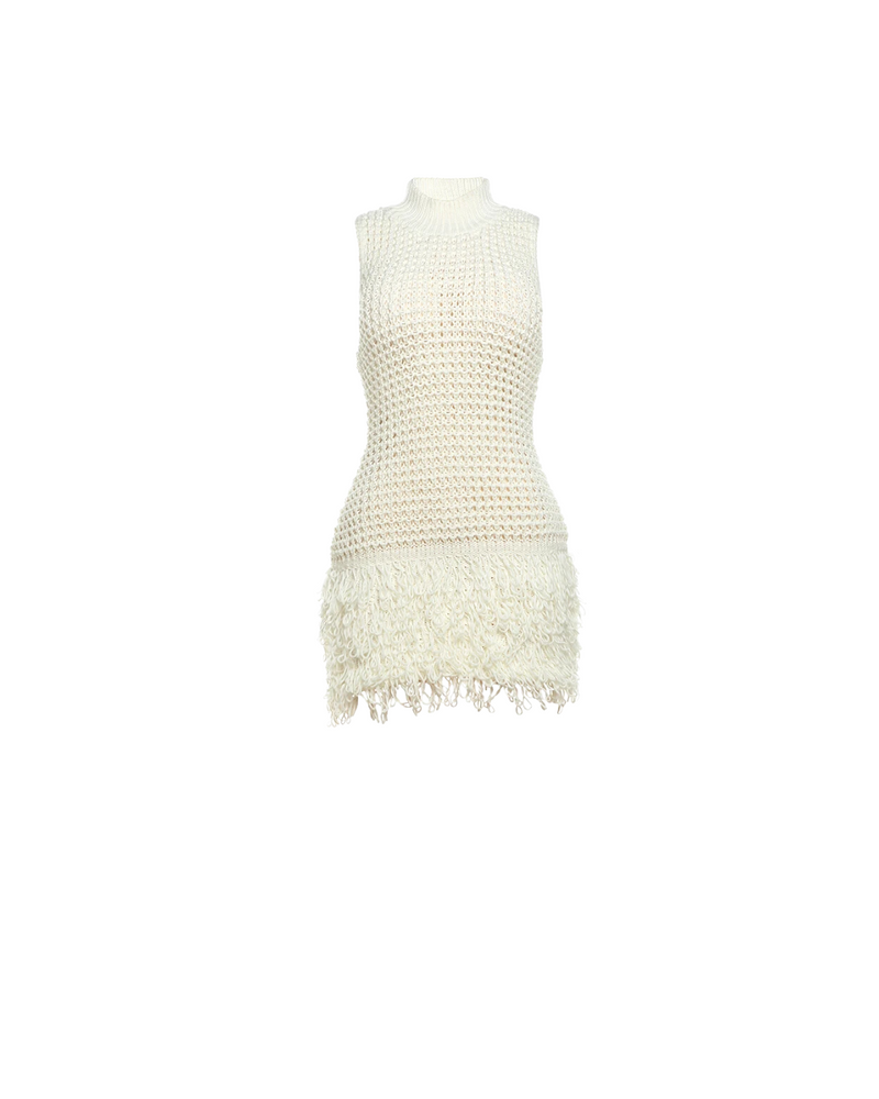 Rosalia Knit Mock Neck Mini