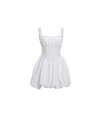 Amelia Ruffle Puff Mini Dress