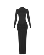 Marcel Ruched Hip Maxi