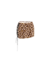 Leopard Tie Up Skirt