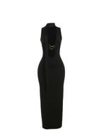 Noire Halter Maxi