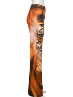 Tiger Print Flare Pant