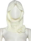 Cream Knit Mini With Hood