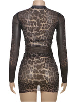 Fierce in Leopard Two Piece