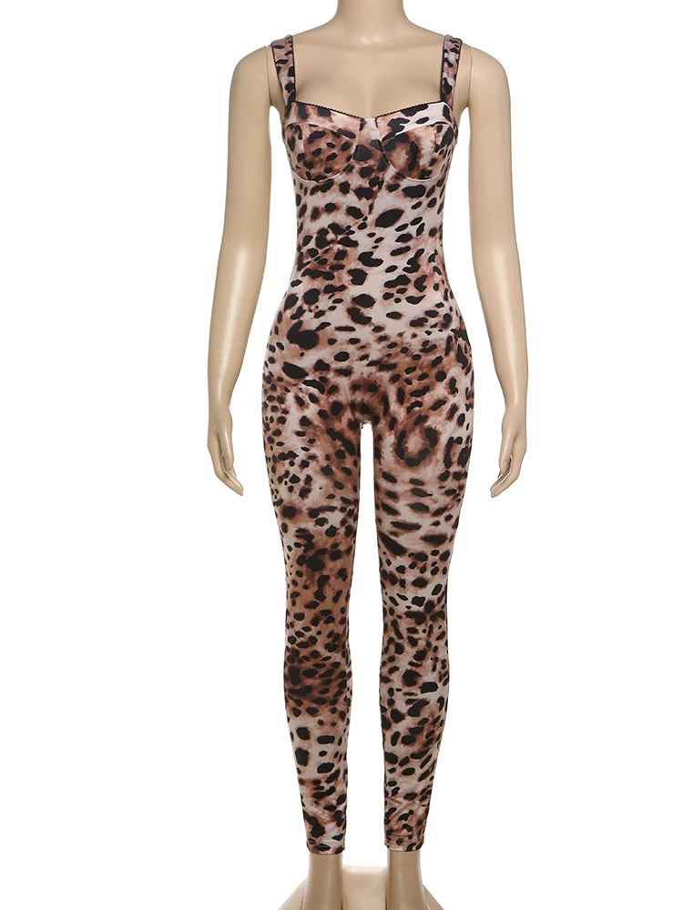 Kiana Leopard Jumpsuit