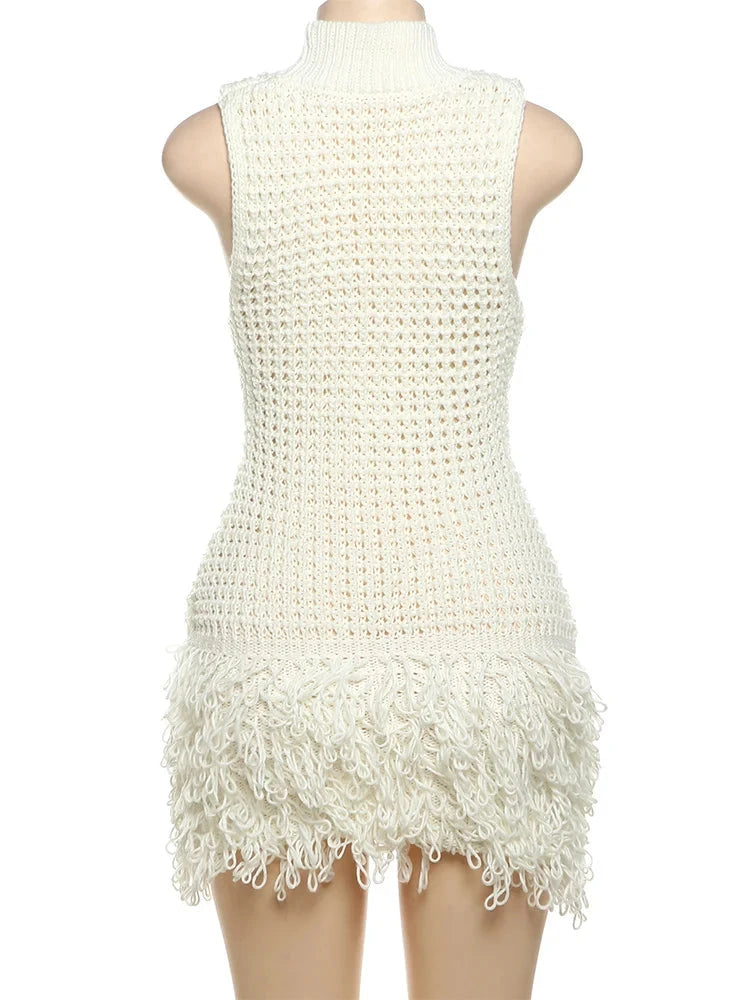 Rosalia Knit Mock Neck Mini