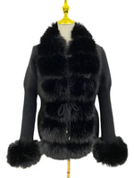 Faux Fur Luxe Tie Coat