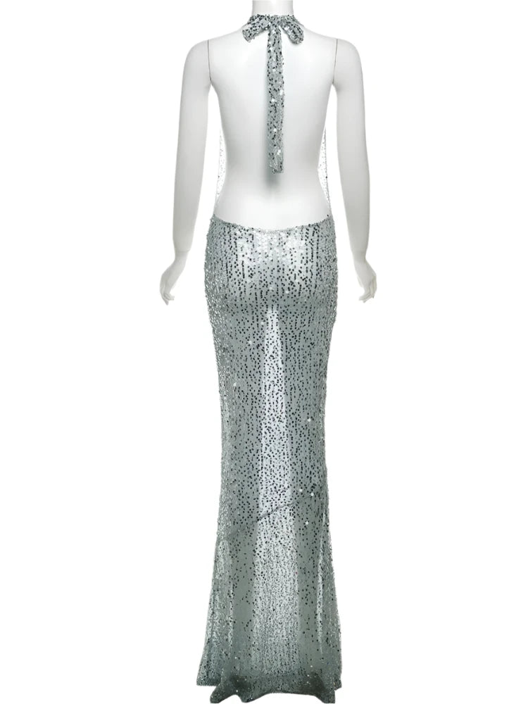 Yacht Party Sequined Maxi