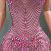 Celestial Glow Mesh Dress