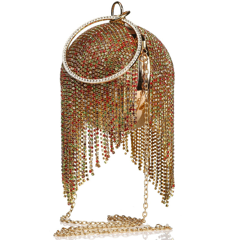 The Rhinestone Ball Bag