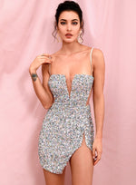 The Zoe Sequin Dress