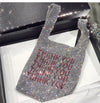 Thank You Sequined Mini Bag